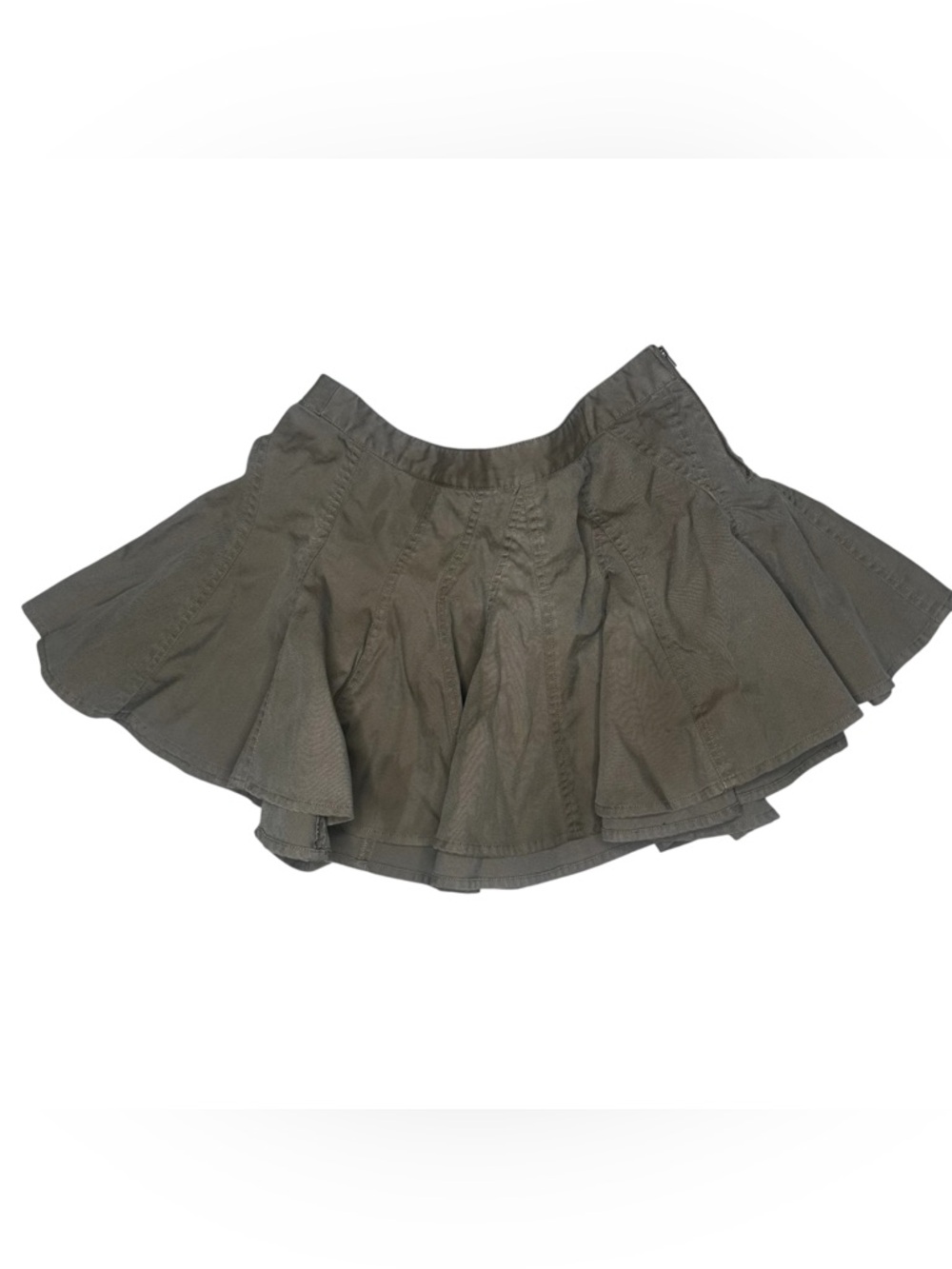 Thakooon Collective y2k army micro mini pleated skirt 6